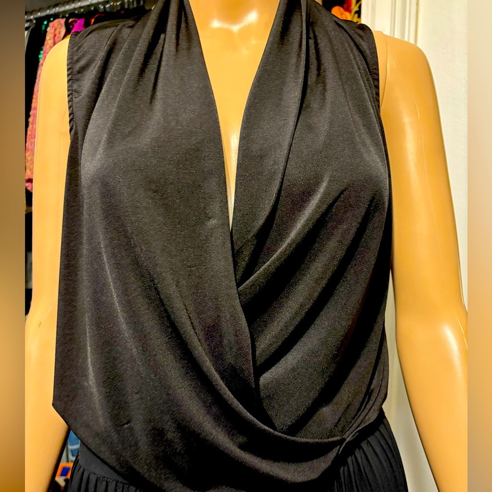 Cache Black Bodysuit Size Small